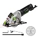 Circular Saw, GALAX PRO 4Amp 3500RPM Mini Circular Saw with Laser Guide, Max. Cutting Depth1-11/16"(90&deg;), 1-1/8"(45&deg;）Compact Saw with 4-1/2" 24T TCT Blade, Vacuum Adapter, Blade Wrench, and Rip Guide primary