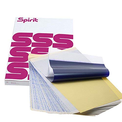 100 Sheets Thermal Tattoo Transfer Paper A4 Size Thermal Stencil Carbon Copier Paper Tattoo Accessories Tattoo Supply - Thumbnail 6