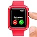 Apple Watch Case, iitee 42mm Universal Slim Rugged Protective TPU iWatch Case for Apple Watch Series 2 Series 1 - Matte Red