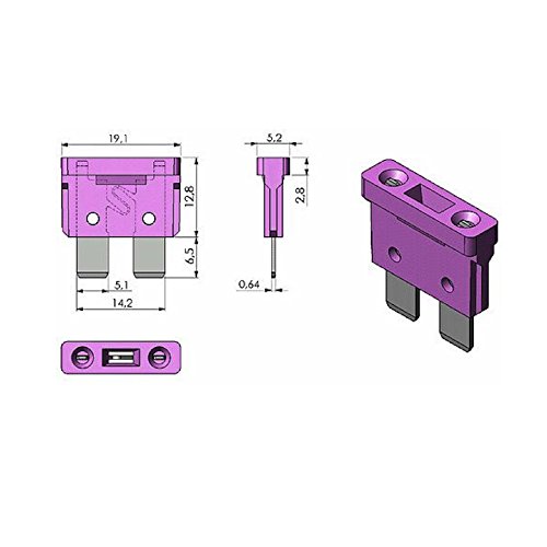 Fuse STANDARD Blade 5A Fuses Replacement Illuminating Indicator Fuse