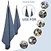 Relefree Microfiber Towel, Sports & Travel Towel - Fast Drying, Super Ultra Absorbent, and Compact Suitable for Camping, Beach, Gym, Swimming, Backpacking, Yoga, Set of 2