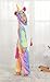 Goldtry Soft Flannel Child Cosplay Costumes Pajamas Cute Kids Multi-Colors Unicorn Onesie Gift Rainbow 125#