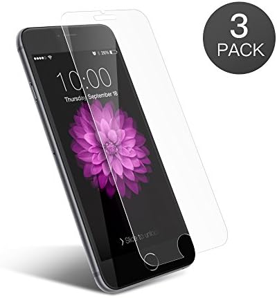iPhone 6/6S Screen Protector [3-Pack], Vontox Transparent Tempered Glass Screen Protector Film 4.7 inch 9H hardness(0.25mm HD Ultra Clear), Apple iPhone 6/6S Screen Protector Tempered Glass