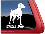 Vizsla Dad Dog Vinyl Window Decal Sticker