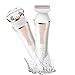 LEADO Multi-Function Women’s Electric Shaver Bikini Trimmer & Facial Cleansing Spin Brush for Exfoliating Skin Care, Rechargeable Cordless Waterproof Electric Razor for Ladies, Wet & Dry