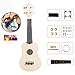 DIY Ukulele Kit Make Your Own Concert Ukulele 21in Soprano Hawaii Ukulele Kit with Installation Tools