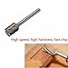 10pcs 1/8 Inch High Speed Rotary File Burrs Bit Set Wood Carving Rasps for Dremel Handmade DIY Carving Electric Grinding Polishing Carved Milling Cutter Head