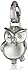 Fossil Stainless Steel Owl Charm