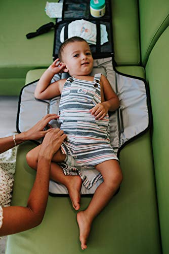 Portable Changing Pad by Trblmkr - Folding Diaper Changing Station. Lightweight, BPA Free, Stain Resistant, Waterproof and Wipeable Diaper Changing Kit. Great for Travel and Perfect Baby Shower Gift.