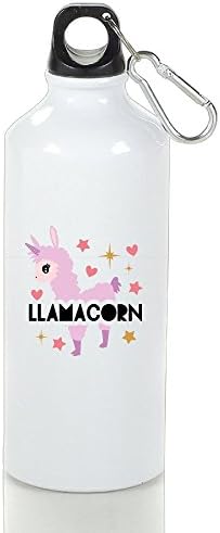 Llamacorn Alpaca Unicorn Aluminum Portable Cycling Outdoor Sport Water Mug Leak Proof Cap