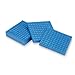 hand2mind Blue Interlocking Base Ten Blocks, Math Manipulative Starter Kit (Set of 161)