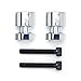 Chrome Engraved Swingarm Spools Sliders Compatible with Honda CBR 600 250 954 1000 RR RC51 Chrome Swingarm Spools Sliders Motorcycle Bobbins