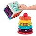 Battat – Sort & Stack Combo – 17-Piece Sensory Sorting Set – Activity Cube With Bead Maze – Educational & Dexterity Toys – 2 Years + – Shape Sorter Cube + Stacking Rings