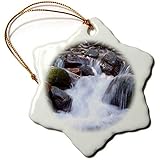 3dRose Snowflake Ornament - Baker Creek - Great