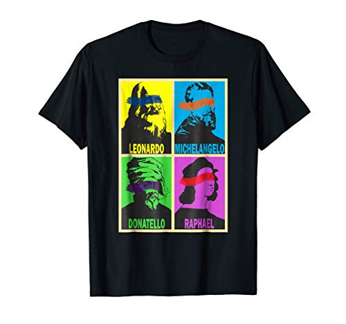 Karlo, Renaissance Ninja Artists ShirtsRenaissance Ninja Artists Poster Style Pop Art T-Shirt T-Shirt