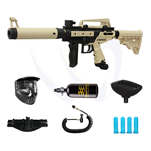 Tippmann Cronus Tactical Tan MF Paintball Gun Prime N2 Pack