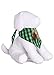 Tail Trends St. Patricks Day Dog Bandanas with Lucky Gold Clover Applique for Medium to Large Sized Dogs - 100% Cotton (L)