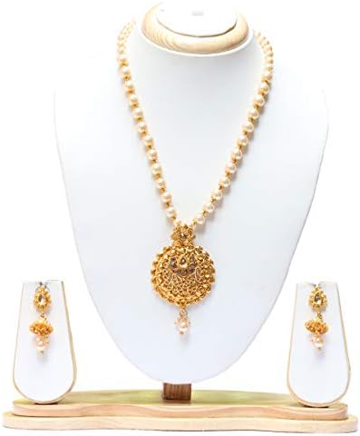 Gold Plated Bridal Pendant Jewellery Set for Women