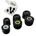 misodiko M550 Memory Foam Earbuds Tips for Jaybird X4 X3 X2, BlueBuds X, Freedom F5/ 1MORE E1001 Triple Driver/Photive PH-BTE50/ QCY QY7 QY8- Replacement in-Ear Earphones Eartips (3-Pairs, Medium)