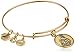 Alex and Ani Cleveland Indians Cap Logo Expandable Rafaelian Gold Bangle Bracelet