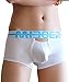 sandbank Men's Sexy Lingerie Bulge Pouch Open Crotchless Boxer Briefs Underwear (US M = Asian Tag XL, 4 Pack-Mix Color#2)