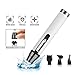 Ear and Nose Hair Trimmer for Men,Professional USB Rechargeable Nostril Nasal Hair Vacuum Cleaning System,4 in 1 Lightweight Waterproof Hair and Beard Clippers for Women (White) 
