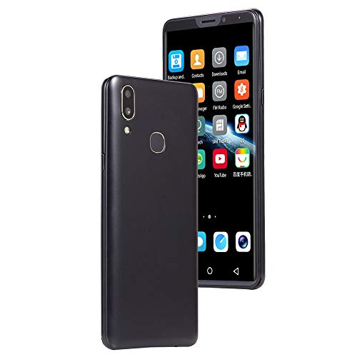 6.1 inch Dual HDCamera Smartphone Android IPS Full Screen GSM/WCDMA 16GB Touch Screen WiFi Bluetooth GPS 3G Call Mobile Phone (Black)