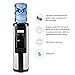 Costway 5 Gallon Water Cooler Dispenser Top Loading Stainless Steel Freestanding Water Dispenser w/Hot and Cold Water (Black)