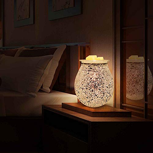 Enaroma Wax Melts Warmer Scented Oil Burner Handmade Glass Mosaic