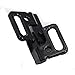 20set Craft Plastic Black Rectangle Tape Closure Hook & Clasp Fasteners Sewing on Clothes Bra Clip Hooks 25mm X 19mm Nk161