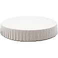 Travelwell Round 3.54 Inch Diameter White Paper Cup Lids 400/Pack