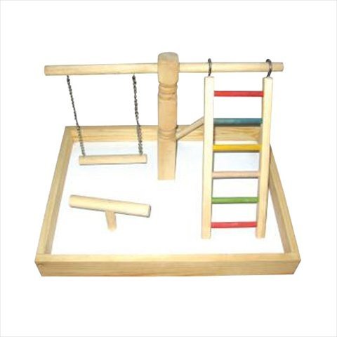 A&E Cage Company Wood Tabletop Play Station Wood