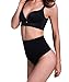 FUT Women Waist Cincher Girdle Tummy Slimmer Sexy Thong Panty Shapewear Postpartum Underwear Black L Waist:27.5-29.5inch/US SIZE 6-8