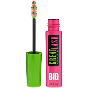 Image of Maybelline New York Makeup Great Lash BIG Washable Mascara, Brownish Black Volumizing Mascara, 0.34 fl oz