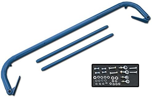 47"-52.5" Adjustable Universal Seat Belt Harness Bar Kit (Blue)