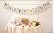 Sterling James Co. Happy 50th Birthday Banner - 50th Wedding Anniversary Decorations - Milestone Birthday Party Decorations