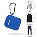 my-handy-design Airpods Case, Airpods Strap, Airpods Ear Hooks, Airpods Silicone Protective Cover with Earphone Sports Anti-lost Strap with Silicone Protective Earhooks, Airpods Replacement Accessories (Blue)