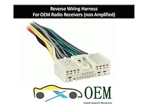 Amazon.com: Mazda Protégé Radio Reverse Wiring Harness 2001 to 2012 OEM