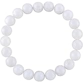 Purification Bracelet Handmade Gemstone Bracelet - Chakra Healing Crystals Stretchable Unisex Bracelet - Genuine Stone Beaded Round Beads - Yoga - Bracelet