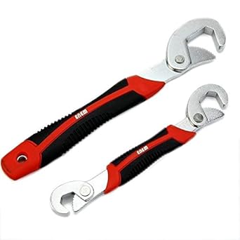 KBF Adjustable Universal Multi Wrench Spanner Set Tools Snap and Grip