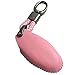 Alegender Leather Pink 5Btn Key Cover Case Fob Protector Fits for 2017 2018 2019 2020 Nissan Rogue Maxima Altima Sedan Pathfinder