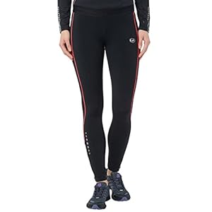 Ultrasport Advanced dames sportbroek, lange hardloopbroek met compressiewerking, Quick Dry, contrast-/platte naden…