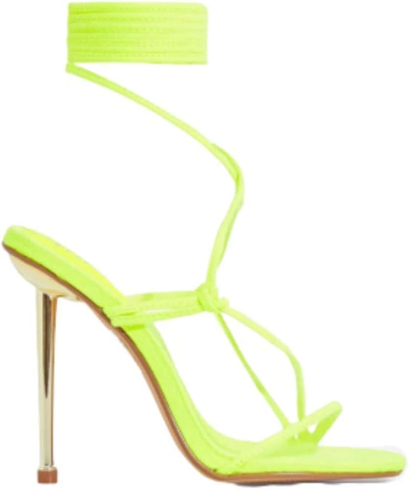 suede perspex heels