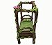 GlitZGlam Miniature Fairy and Baby Gnome Bed - a 4-Post Miniature Bed for Your Fairy and Gnome Garden, Pixies and Sprites - A Fairy Garden Accessory
