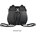 Indressme Womens Fashion Backpack Cute Shoulder Bag Backpack