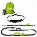 TAKE YANKEE Hands Free Dog Leash for Running +Training Leash Walking & Double Dog Leash Coupler Set, Fits 2 Dogs - Bungee Leash & Reflective Leash - Adjustable Waist Belt & Retractable Leashes