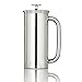 ESPRO - P7 French Press - Double Walled Stainless Steel Insulated Coffee and Tea Maker with Micro-Filter - Keep Drinks Hotter for Longer, Perfect for Home (Polished Stainless Steel, 18 Oz)