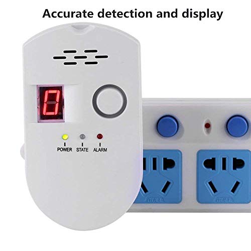 Propane/Natural Digital Gas Detector, Home Gas Alarm, Gas Leak Detector,High Sensitivity LPG LNG Coal Natural Gas Leak Detection, Alarm Monitor Sensor Home/Kitchen
