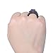 JunXin Size5/6/7/8/9/10/11 Purple Amethyst Cubic Zirconia Engagement Rings Black Gold Plated 77MM