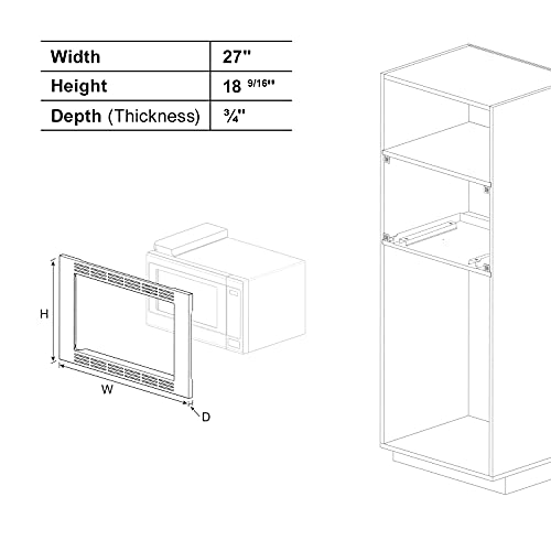 Panasonic NNTK922SS 27inch Trim Kit for 2.2 cu ft Microwave Ovens, 27